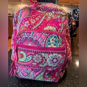 Large Vera Bradley back pack - very good condition!
